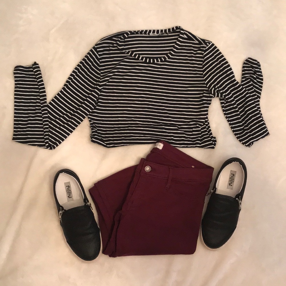 Maroon Hollister Jeggings